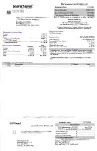 美国loanDepot抵押贷款对账单的word和pdf格式模板Word and PDF templates for US LoanDepot mortgage loan statements.-帮司令
