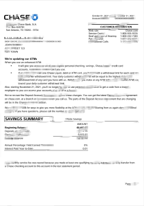 美国摩根大通银行对账单 Word 和 PDF 模板USA JP Morgan Chase Bank Statement Word And PDF Template-帮司令