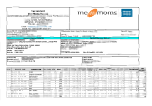 印度 Aadarsh 可编辑税务发票模板（Word 和 PDF 格式）India Aadarsh Editable Tax Invoice Template in Word and PDF formats-帮司令