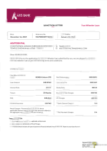 印度银行批准函模板(Word 和 PDF 格式)Bank of India Sanction Letter Template in word and pdf format-帮司令