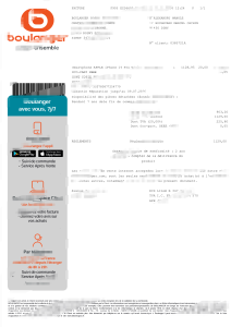 法国 Cdiscount 发票模板(Word 和 PDF 格式)France Cdiscount Invoice Template in word and pdf format-帮司令