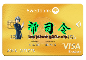 立陶宛瑞典银行万事达卡 PSD 模板Lithuania Swedbank MasterCard PSD Template-帮司令