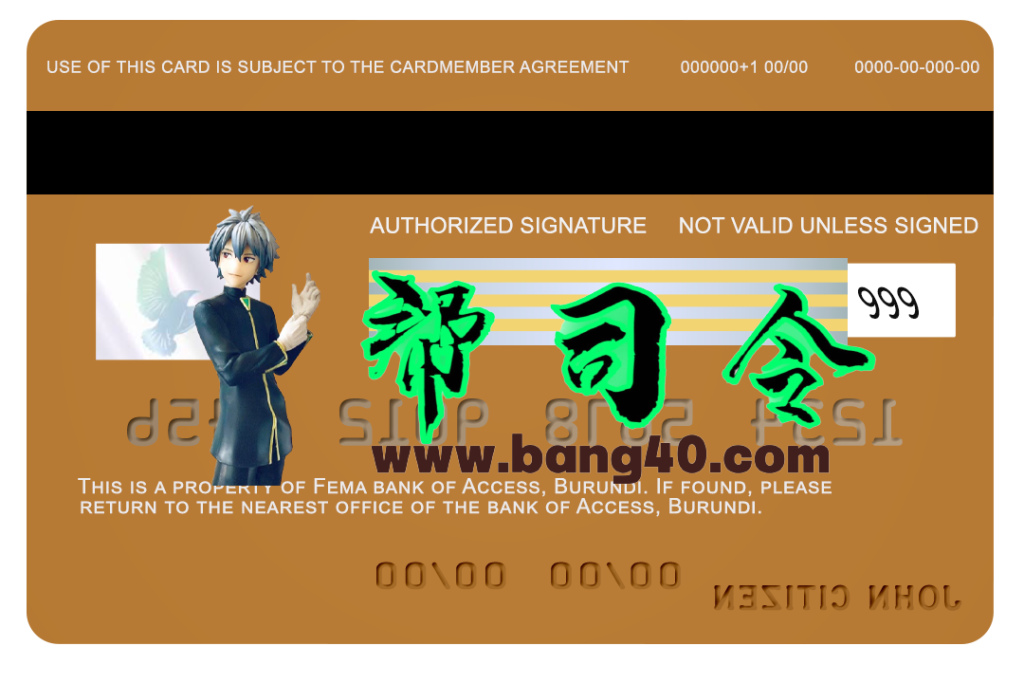 图片[2]-布隆迪通达银行信用卡PSD模板