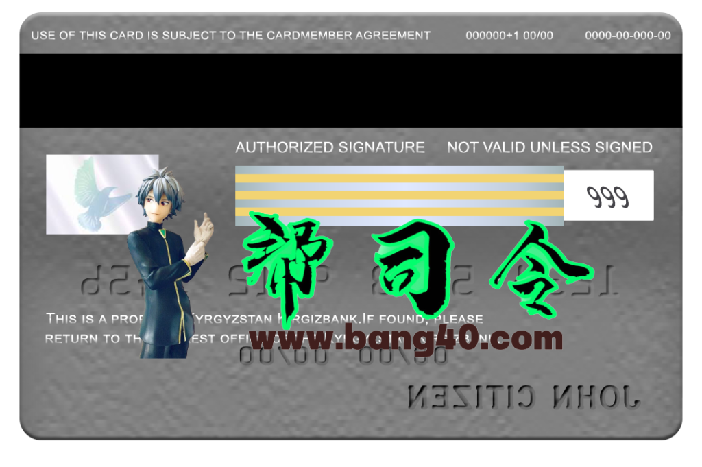 图片[2]-吉尔吉斯斯坦 Kirgizbank Visa Electron 卡 PSD 模板