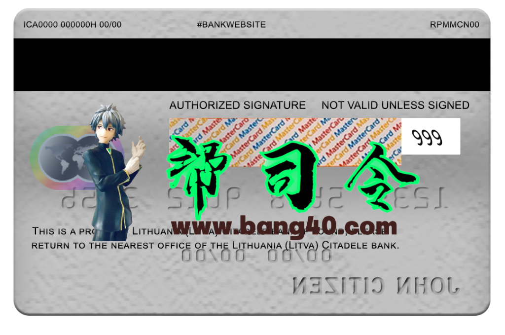 图片[2]-立陶宛 Litva Citadele 银行万事达卡 PSD 模板