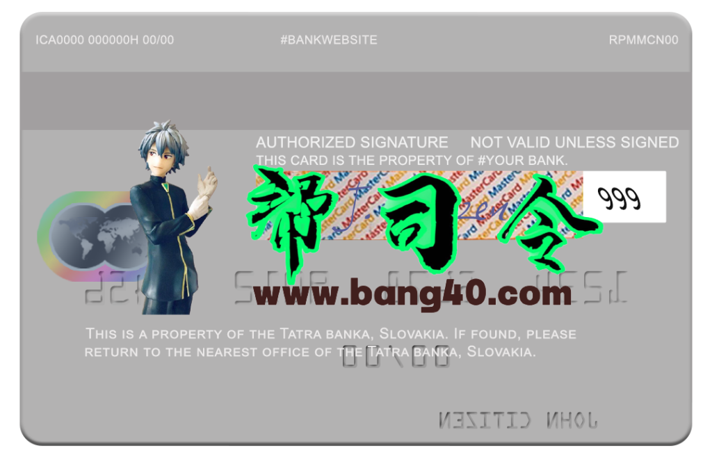 图片[2]-斯洛伐克塔特拉银行万事达卡 PSD 模板