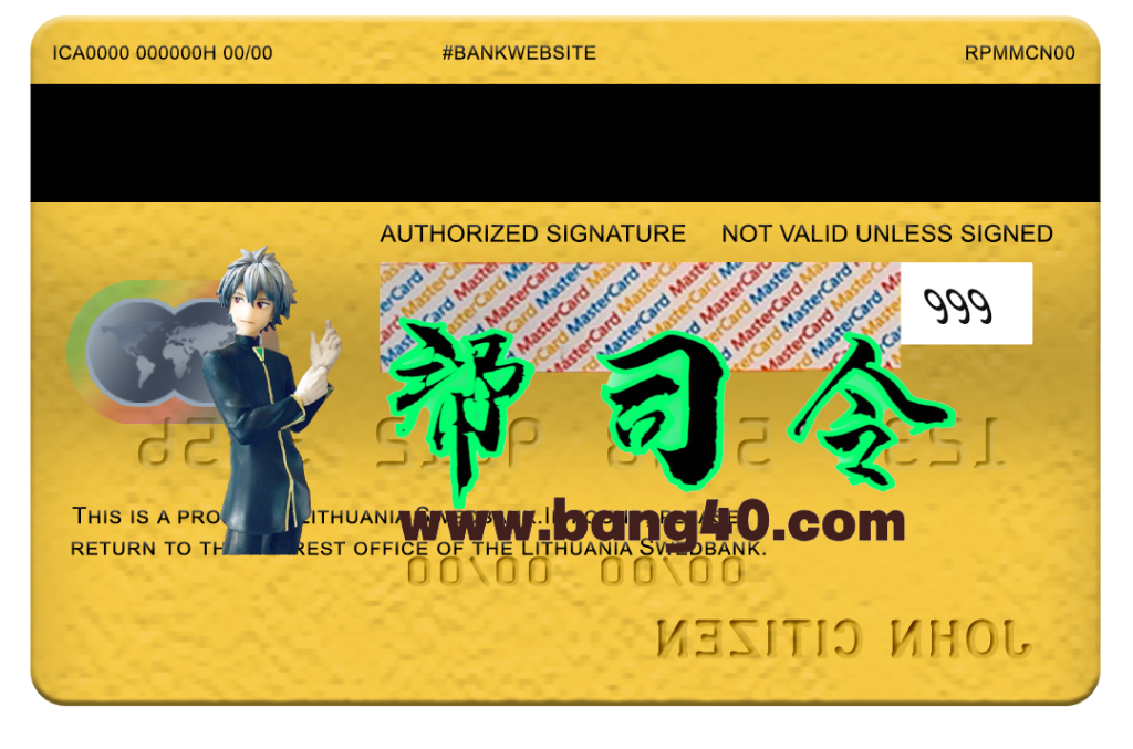 图片[2]-立陶宛瑞典银行万事达卡 PSD 模板