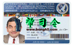 国际驾驶执照新版PSD模板V2INTERNATIONAL Driver License New PSD Template V2-帮司令