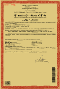 菲律宾过户所有权证书模板（Word 和 PDF 格式）Philippines Transfer Certificate of Title Template in word and pdf format-帮司令
