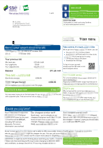 英国 OVO 能源服务公司电费账单模板（Word 和 PDF 格式）United Kingdom OVO Energy Services Electricity Bill Template in word and pdf format-帮司令