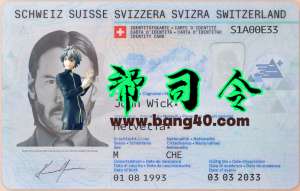瑞士身份证PSD模板（2025年新版）Switzerland ID Card PSD Template (New 2025)-帮司令