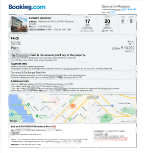 加拿大酒店预订表格模板（Word 和 PDF 格式）Canada Hotel Booking Form Template in word and pdf format-帮司令