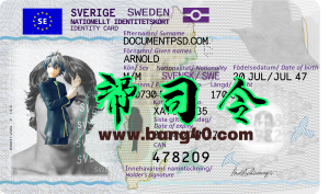 瑞典身份证PSD模板（2025年新版）Sweden Identity card PSD Template (New 2025)-帮司令