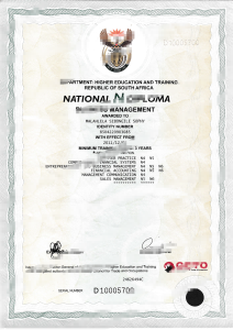 南非国家N级商业管理文凭模板（Word和PDF格式）South Africa National N Diploma in Business Management Template in word and pdf format-帮司令