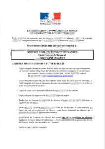 法国离婚可对抗性核实申请模板（Word 和 PDF 格式）France Divorce Opposability Verification Request Template in word and pdf format-帮司令