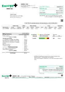 美国马萨诸塞州能源加电力公用事业账单Word和PDF模板Massachusetts Energy and Electricity Utility Bill Word and PDF Template-帮司令