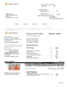 美国安比特能源电力账单模板，Word和PDF格式USA Ambit Energy Electricity Bill Template in word and pdf format-帮司令