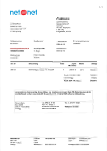 瑞典 NetOnNet 采购发票模板（Word 和 PDF 格式）Sweden NetOnNet Purchase Invoice Template in word and pdf format-帮司令
