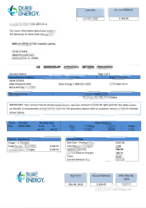 美国杜克能源北卡罗来纳州 Word 和 PDF 模板USA Duke Energy North Carolina Word And Pdf Template-帮司令