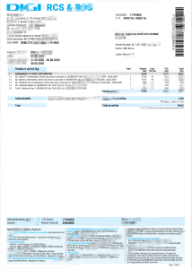 罗马尼亚数字商务发票模板（Word 和 PDF 格式）Romania Digi Business Invoice Template in word and pdf format-帮司令