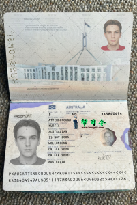 澳大利亚(澳洲)新版护照高清1:1复刻PSD模板|Australia (Australia) new passport HD 1:1 replica PSD template-帮司令