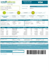 哥伦比亚信用卡账单模板（Word 和 PDF 格式）Colombia credit card statement Template in word and pdf format-帮司令