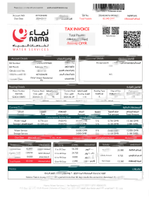 阿曼水务服务模板（Word 和 PDF 格式）Oman Nama Water Services Template in word and pdf format-帮司令