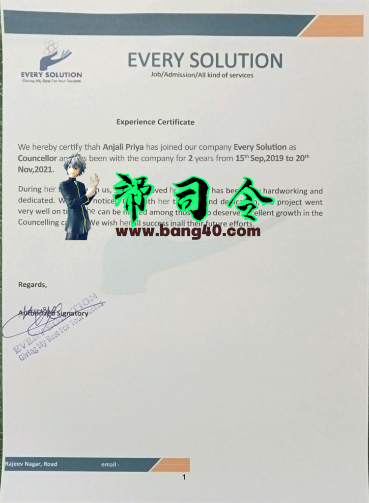 所有解决方案经验证书 PSD 模板