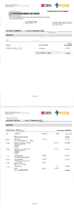 泰国星展银行对账单模板（Word 和 PDF 格式）Tahailand DBS Bank Statement Template in word And PDF Format-帮司令