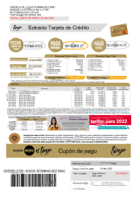 哥伦比亚 Tuya SA 信用卡账单模板（Word 和 PDF 格式）Colombia Tuya S.A. Credit Card Statement Template in Word and PDF Format-帮司令
