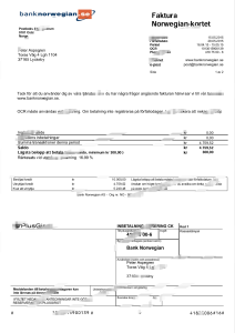 瑞典银行挪威银行对账单模板Sweden Bank Norwegian Bank Statement Template-帮司令