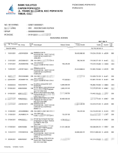 银行对账单模板（印尼盾 – PDF 和 Word）Bank statement template (Indonesian Rupiah – PDF and Word)-帮司令