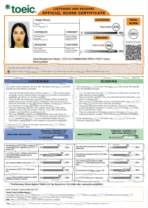 法国ETS官方成绩证书模板（Word和PDF格式）France ETS Official Score Certificate template in Word and PDF format-帮司令