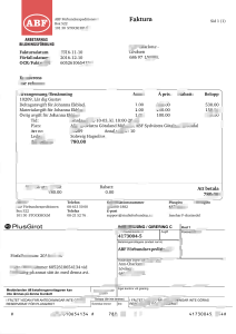 瑞典 ABF 课程发票 Word 和 PDF 模板（6 页）Sweden ABF Course Invoice Word And PDF Template (6 Pages)-帮司令