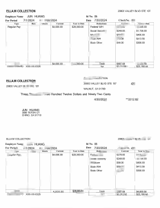 美国 ELLA.M 系列工资单 Word 和 PDF 模板USA ELLA.M COLLECTION Paystub Word And PDF Template-帮司令
