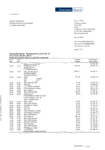 丹麦丹麦银行对账单Word和PDF模板（3页）Denmark Danske Bank Statement Word And PDF Template (3 Pages)-帮司令