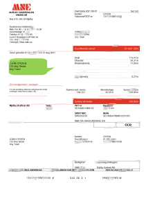 瑞典 Mjölby Kraftnät AB 电力发票 Word 和 PDF 模板Sweden Mjölby Kraftnät AB Electricity Invoice Word And PDF Template-帮司令