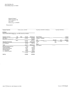 美国 Adco 屋顶工资单 Word 和 PDF 模板（6 页）USA Adco Roofing Paystub Word And PDF Template (6 Pages)-帮司令