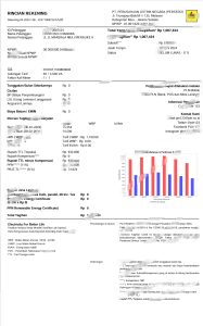 印度尼西亚波兰兹罗兹联邦电费账单Word和PDF模板Indonesian Polish Złod Federal Electricity Bill Word and PDF Template-帮司令