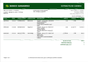 保加利亚DSK银行对账单Word和PDF模板Bulgarian DSK Bank Statement Word and PDF Templates-帮司令
