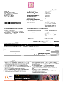 印尼Biznet账单发票Word及PDF模板Indonesian Biznet bill invoice Word and PDF templates-帮司令