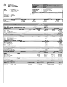 美国Frito-Lay工资单Word和PDF模板Frito-Lay US Pay Slip Word and PDF Templates-帮司令