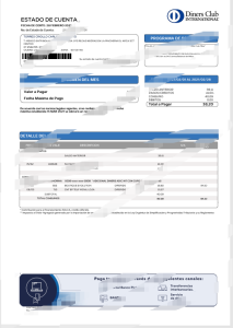 厄瓜多尔美食俱乐部银行对账单 Word 和 PDF 模板（4 页）Ecuadorian Gourmet Club Bank Statement Template (Word and PDF) (4 pages)-帮司令