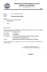 印度尼西亚银行 Jabar Banten 财务请求信 Word 和 PDF 模板（3 页）Indonesia Bank Jabar Banten Financial Request Letter Word And PDF Template (3 Pages)-帮司令