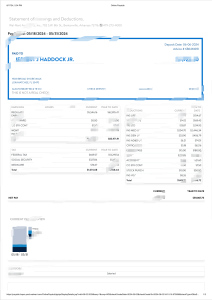 美国沃尔玛工资单 Word 和 PDF 模板（4 页）USA Walmart Paystub Word And PDF Template (4 Pages)-帮司令
