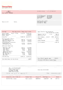 美国赛默飞世尔科技公司收益声明 Word 和 PDF 模板（2 页）USA Thermo Fisher Scientific Earnings Statement Word And PDF Template (2 Pages)-帮司令