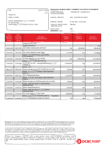印尼银行 OCBC NISP 报表 Word 和 PDF 模板（2 页）OCBC NISP Report Template (Word and PDF) (2 pages)-帮司令