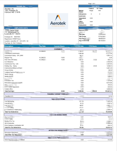 美国航空泰克工资单模板（Word和PDF格式）（12页）American Airlines Tech Payroll Template (Word and PDF formats) (12 pages)-帮司令