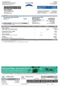 阿根廷电信公用事业账单Word和PDF模板（2页）Argentina Telecom Utility Bill Template (Word and PDF) (2 pages)-帮司令