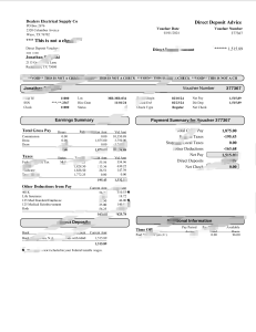 美国经销商电力供应公司工资单Word和PDF模板（2页）US Distributor Power Supply Company Payroll Template (Word and PDF) (2 pages)-帮司令